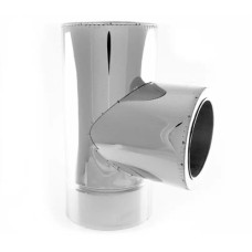 Тройник с термоизоляцией нерж/нерж AISI 304 87° 1 мм ф180/250